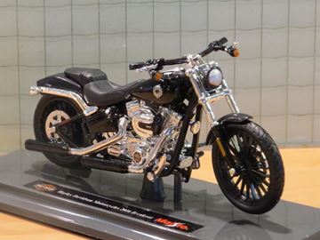 Afbeelding van Harley Davidson FXSB Breakout 1:18 black (n49)