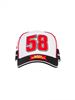 Picture of Marco Simoncelli sponsor cap pet 58 San Carlo 1845003 new