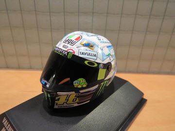 Afbeelding van Valentino Rossi  AGV helmet MotoGP 2017 Sepang test helmet 1:8 399170076