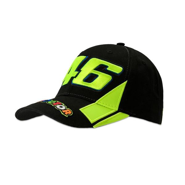 Picture of Valentino Rossi 46 the doctor black cap pet VRMCA351204