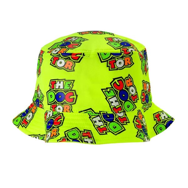 Picture of Valentino Rossi all over the doctor fisherman bucket hat VRMFH351703