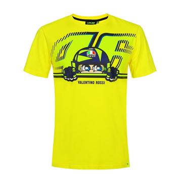 Afbeelding van Valentino Rossi cupolino yellow t-shirt VRMTS350601 + toy