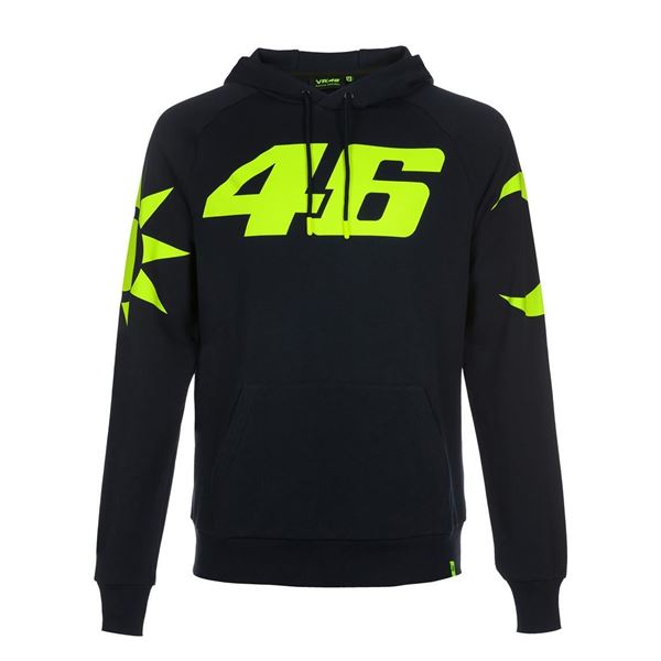 Picture of Valentino Rossi sun and moon helmet replica hoodie VRMFL351002