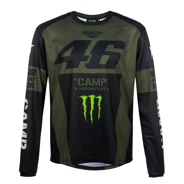 Picture of Valentino Rossi 46 monster Camp long sleeve MOMTS359908
