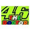 Picture of Valentino Rossi the doctor fluor vlag flag VRUFG355303 ,140 x 90 cm.