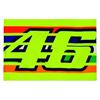 Picture of Valentino Rossi fluor stripes vlag Italian flag VRUFG355403 140 x 90 cm.