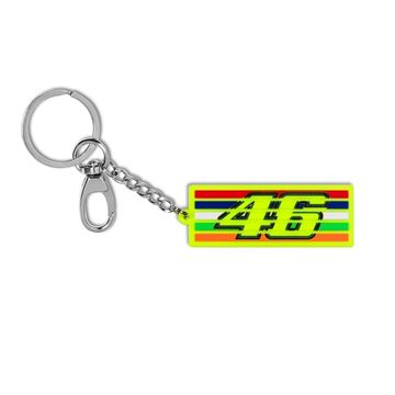 Afbeelding van Valentino Rossi 46 stripes keyring sleutelhanger VRUKH355803