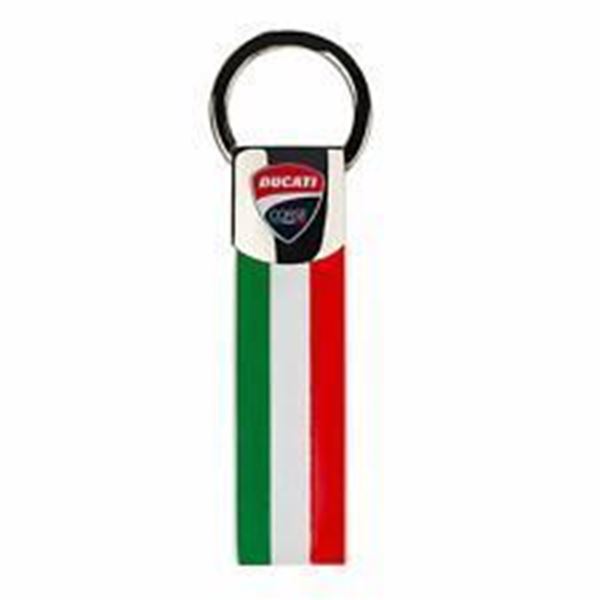Picture of Keyring sleutelhanger Ducati tri colore 1956002