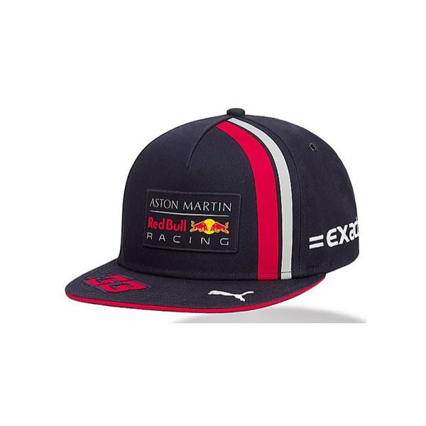 Denemarken hoe elkaar Max Verstappen Red Bull Racing flat cap / pet 2019 by Puma 91044502000