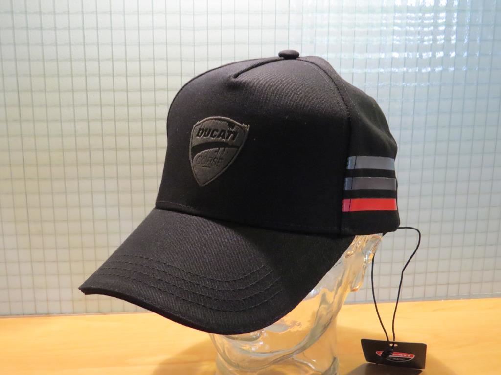 Ducati baseball black flock cap pet 1946002