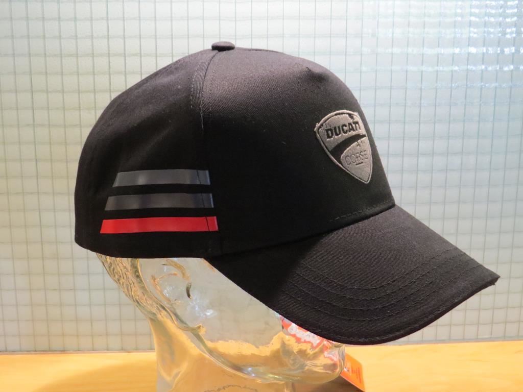 Ducati baseball black flock cap pet 1946002
