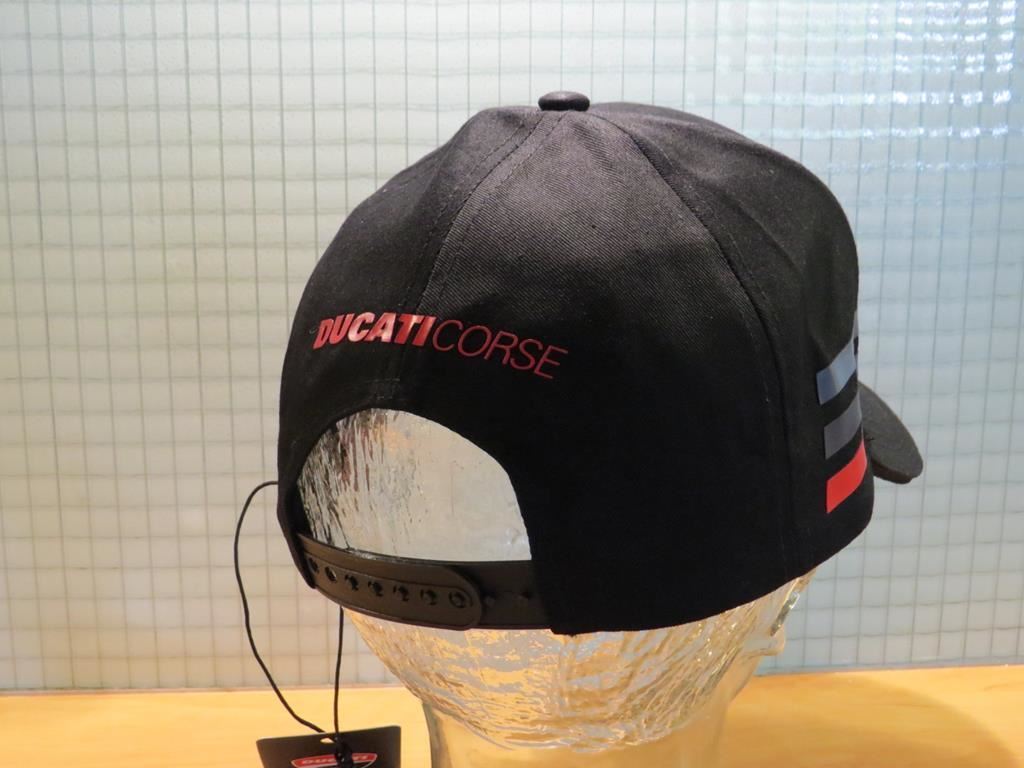 Ducati baseball black flock cap pet 1946002