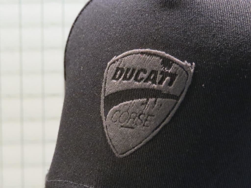 Ducati baseball black flock cap pet 1946002
