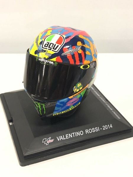 Picture of Valentino Rossi AGV helmet 2014 Misano 1:5
