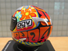 Picture of Valentino Rossi  AGV helmet 2003 Valencia 1:5