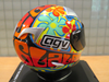 Picture of Valentino Rossi  AGV helmet 2003 Valencia 1:5