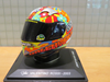 Picture of Valentino Rossi  AGV helmet 2003 Valencia 1:5