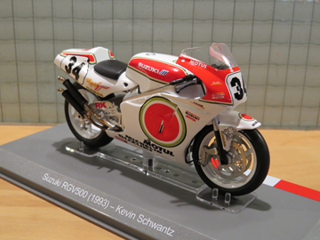 Afbeelding van Kevin  Schwantz Suzuki RGV500 1993 1:18 diecast