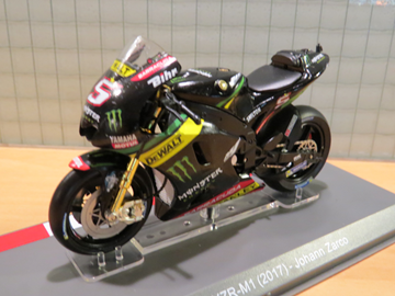 Afbeelding van Johann Zarco Yamaha YZR-M1 2017 1:18 diecast
