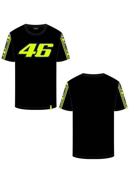 Picture of Valentino Rossi 46 tapes t-shirt VRMTS390304