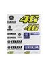Picture of Valentino Rossi Yamaha dual stickerset YDUST363303