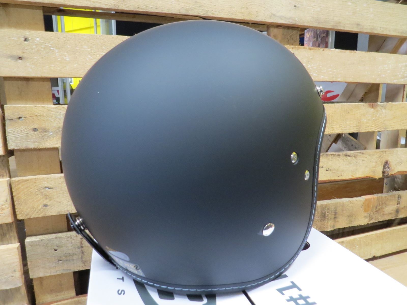 HJC FG70 matzwarte jethelm helm