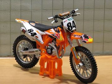 Afbeelding van Jeffrey Herlings #84 KTM 450 SX-F 2018 red bull team 1:18