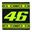 Afbeelding van Valentino Rossi tapes bandana VRUBA400103