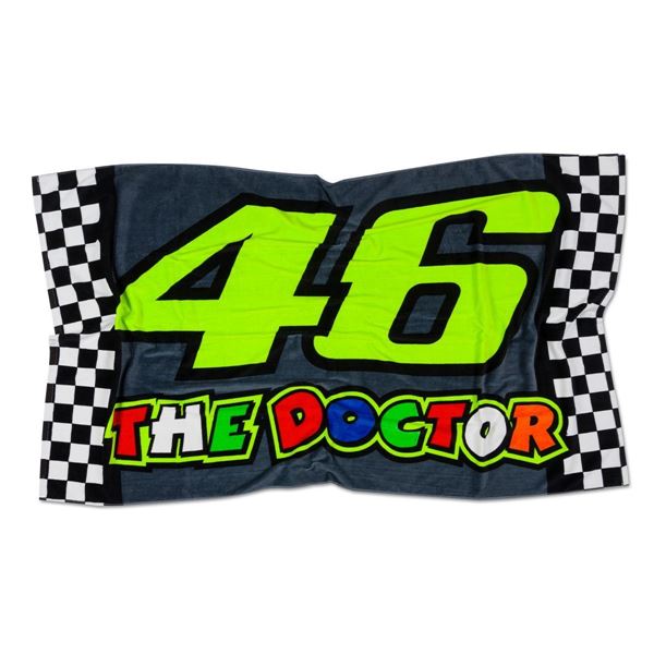 Picture of Valentino Rossi the doctor 46 race beach towel strandlaken VRUBT400503