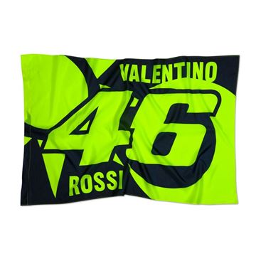 Afbeelding van Valentino Rossi sole e luna vlag flag VRUFG400303 , 140 x 90 cm.