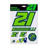 Picture of Franco Morbidelli medium stickerset FMUST332403