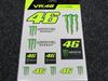 Picture of Valentino Rossi large stickers Monster energy MOUST398603