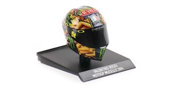 Afbeelding van Valentino Rossi AGV helmet 2014 Mugello 1:10 315140086