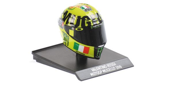 Picture of Valentino Rossi  AGV helmet MotoGP Mugello 2016 1:10 315160086