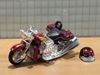 Picture of Future bike red 1:18 with helmet