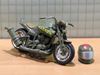 Picture of Future bike green 1:18 with helmet
