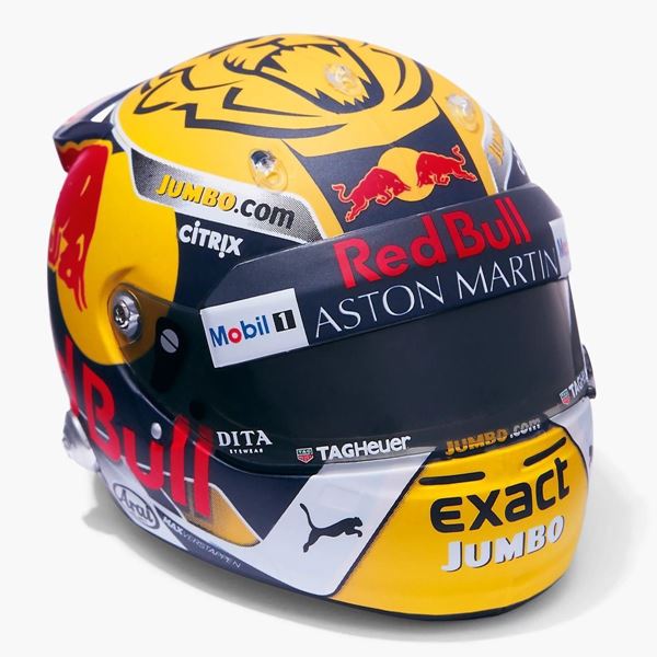 Picture of Max Verstappen F-1 2018 red bull ring Oostenrijk Arai helm 1:5