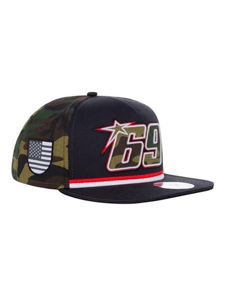 Picture of Nicky Hayden #69 Camo trucker flat cap / pet 2044003