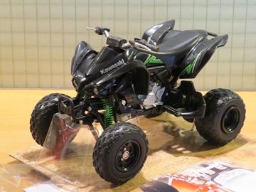 Afbeelding van Kawasaki KFX 450R quad 1:12 black