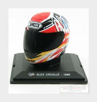 Afbeelding van Alex Criville Shoei helmet 1999 1:5