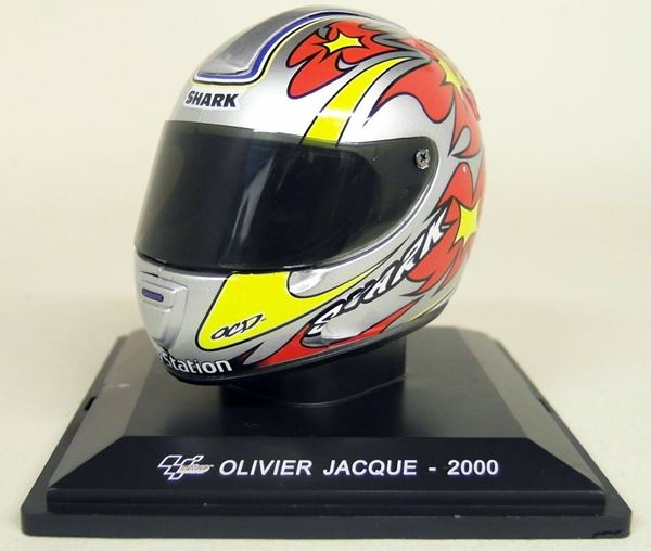 Picture of Olivier Jacque Shark helmet 2000 1:5