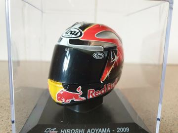 Afbeelding van Hiroshi Aoyama Arai helmet 2009 1:5