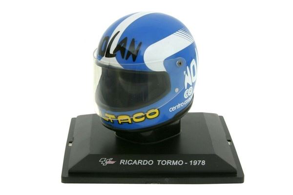 Picture of Ricardo Tormo Nolan helmet 1978 1:5