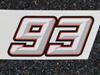 Picture of Marc Marquez #93 sticker 3D white