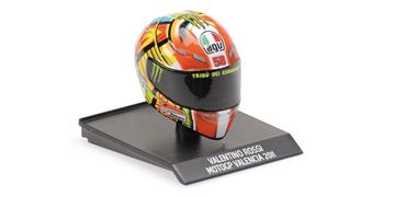 Afbeelding van Valentino Rossi  AGV helm 2011 Valencia 1:10 315110066