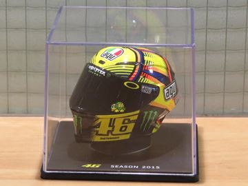 Afbeelding van Valentino Rossi AGV helmet 2015 1:5