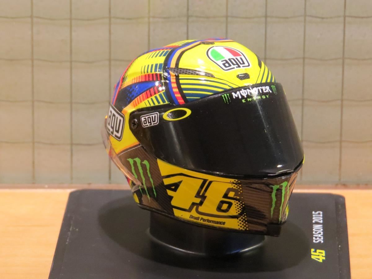 Mini Casco Valentino Rossi VR46 1/5 - Collezione Ufficiale 2025, Oggetto Da Collezione O Regalo