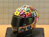 Picture of Valentino Rossi AGV helmet 2010 Laguna Seca 1:5