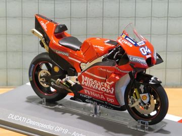Afbeelding van Andrea Dovizioso Ducati Desmosedici 2019 1:18