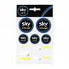 Picture of SKY VR46 racing small stickers SKUST296003
